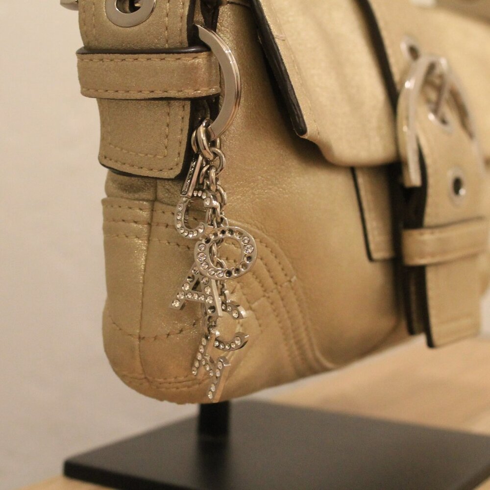 Coach Gold Soho Shoulder Bag - Gem